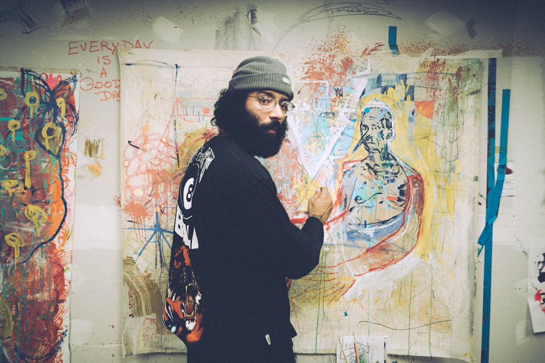 Artist at work